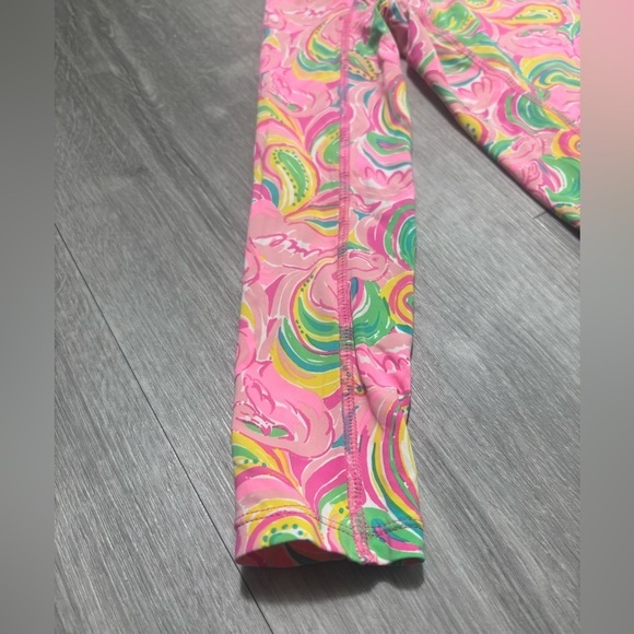 Lilly Pulitzer Girls All Nighter Flamingo Swim Top Size 6 - Picture 4 of 5